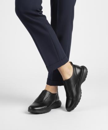 کفش روزمره چرم طبیعی زنانه ایران طب مدل کلارا