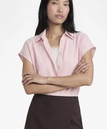 شومیز آستین کوتاه زنانه کوتون مدل 6SAK60020EW