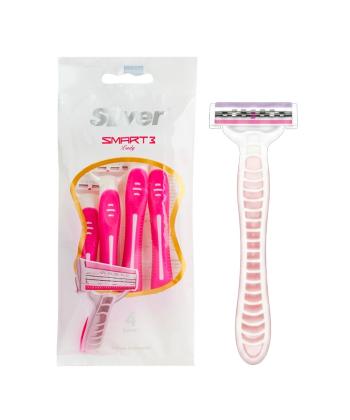 خودتراش زنانه سيلور مدل Smart3 بسته 4 عددي