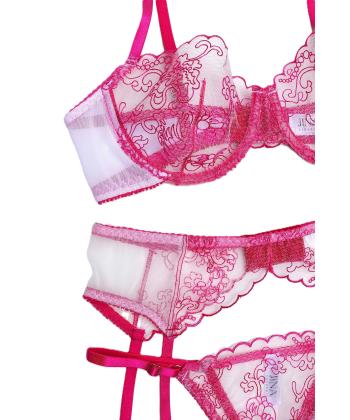 ست سوتین و شورت زنانه ژینا مدل 1200-5