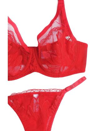 ست سوتین و شورت زنانه ژینا مدل 5533