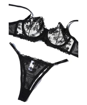 ست سوتین و شورت زنانه ژینا مدل 2005-9