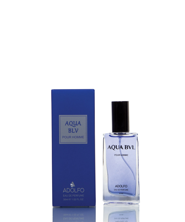 عطر جیبی مردانه آدولفو Adolfo مدل Aqua BVL حجم 30 میلی‌لیتر