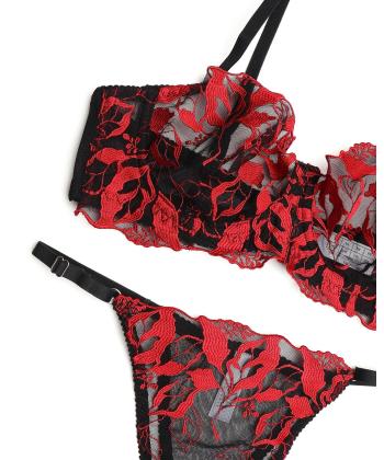 ست سوتین و شورت زنانه ژینا مدل 1007-11