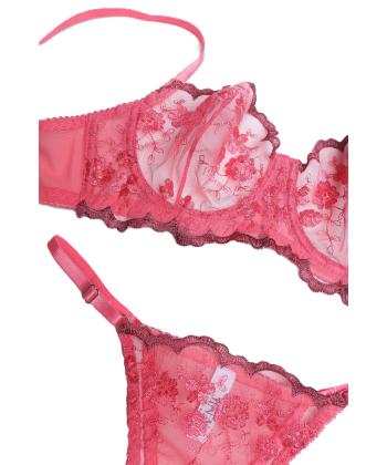 ست سوتین و شورت زنانه ژینا مدل 2005-10