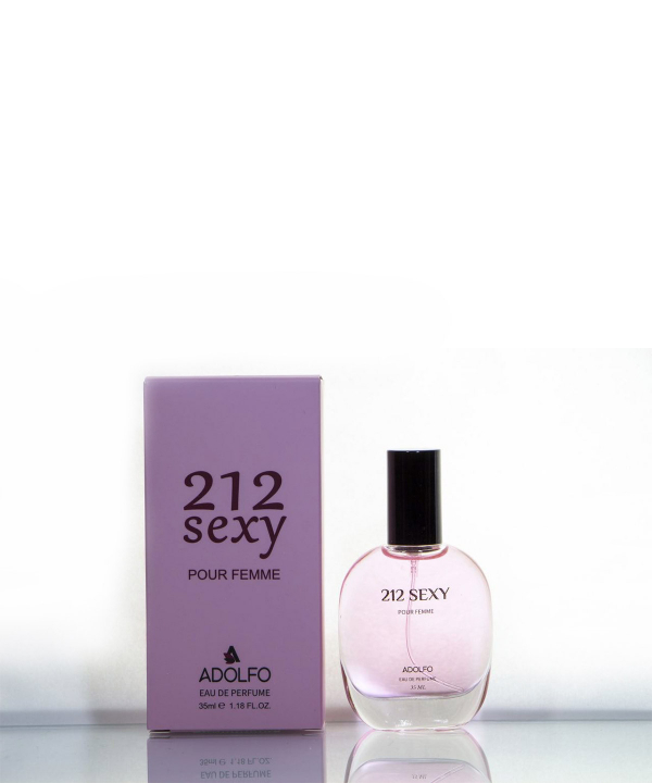 عطر جیبی زنانه آدولفو Adolfo مدل 212Sexy حجم 35 میلی‌لیتر