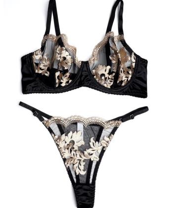 ست سوتین و شورت زنانه ژینا مدل 1009-6