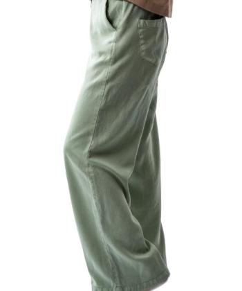 شلوار کتان نیم بگ زنانه آر ان اس مدل 11042662