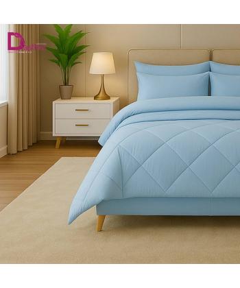 سرویس لحاف چهارتکه یک نفره دستر مدل سیمپل Dasther کد 21141799991201
