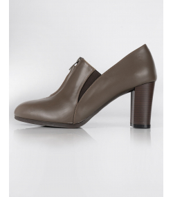 کفش پاشنه بلند زنانه چرم طبیعی چرم مشهد Mashad Leather مدلJ2359-001