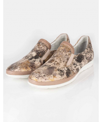 کفش زنانه چرم طبیعی چرم مشهد Mashad Leather مدل J2385-001