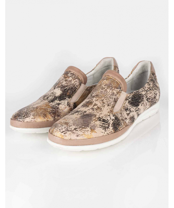 کفش زنانه چرم طبیعی چرم مشهد Mashad Leather مدل J2385-001