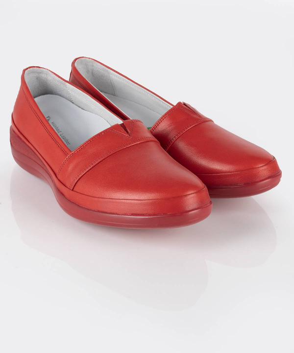 کفش زنانه چرم طبیعی چرم مشهد Mashahd Leather مدل J2349-001