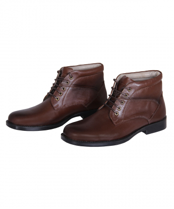 نیم بوت چرم مردانه شهر چرم Leather City مدل F6038
