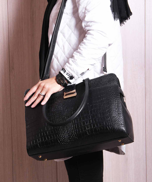 کیف چرم زنانه شهر چرم Leather City مدل shch-kk889