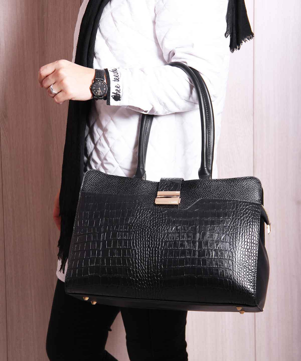 کیف چرم زنانه شهر چرم Leather City مدل shch-kk889