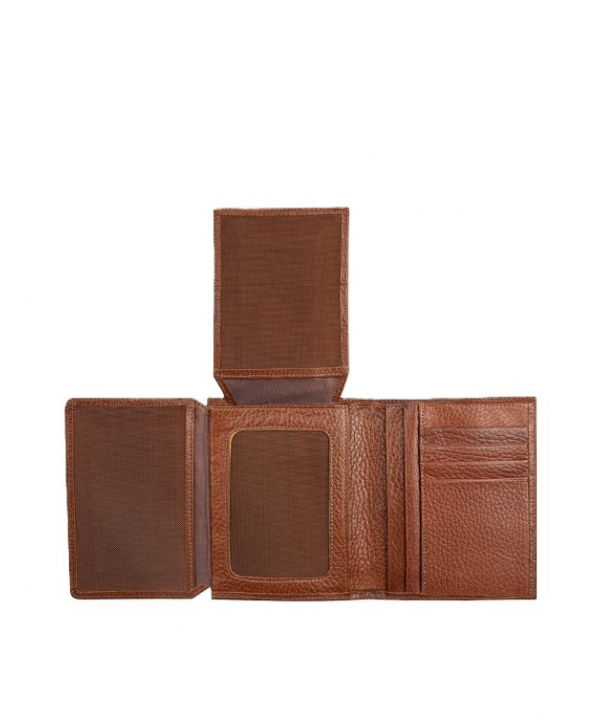 کیف پول چرم طبیعی نوین چرم Novin Leather مدل سه آلبوم اسرار