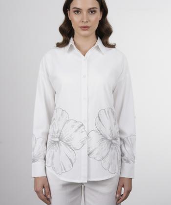 شوميز لينن زنانه بهبود مدل 701645