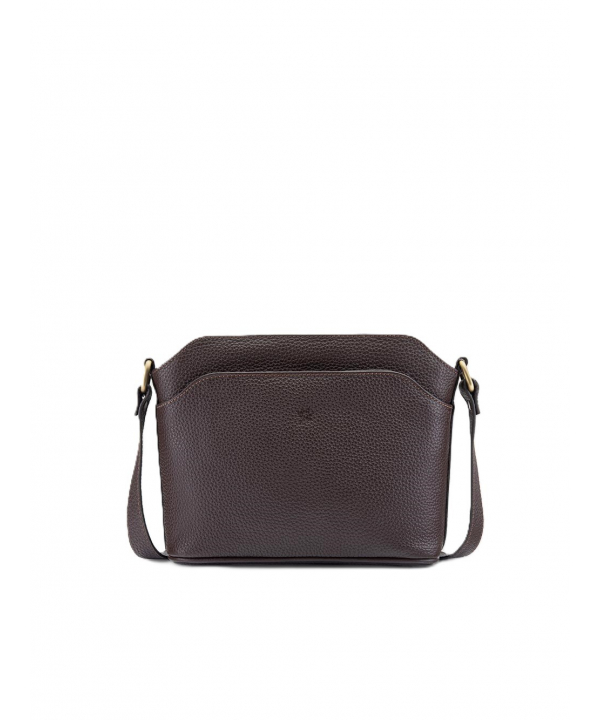 کیف دوشی زنانه چرم طبیعی نوین چرم Novin Leather مدل پرنیا