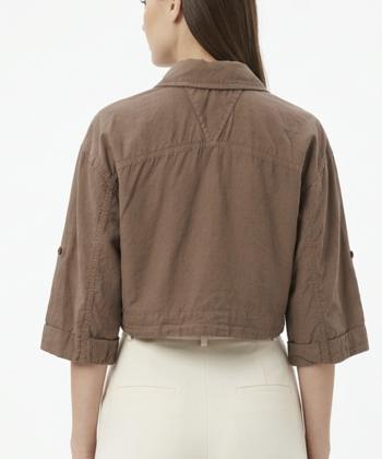 شوميز لينن زنانه بهبود مدل 711058