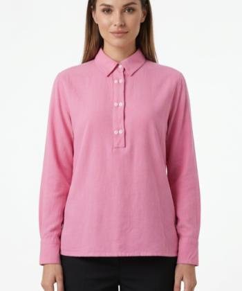 شوميز لينن زنانه بهبود مدل 701608