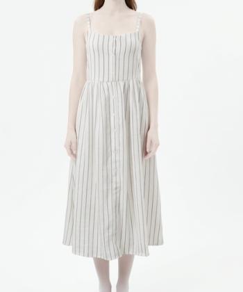 پيراهن لينن زنانه بهبود مدل 905085