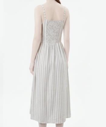 پيراهن لينن زنانه بهبود مدل 905085