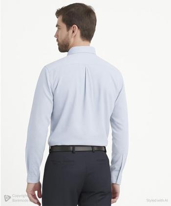 پيراهن آستين بلند لينن مردانه فريولي كد 11126