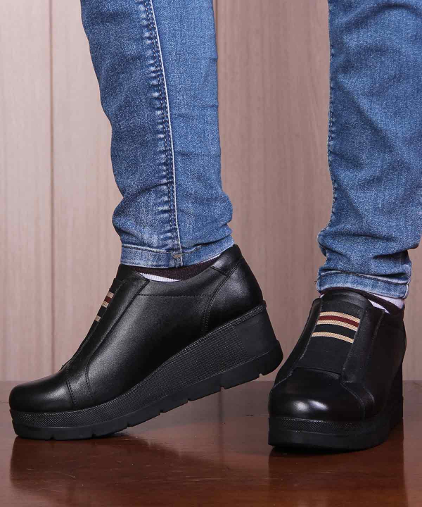 کفش چرم زنانه شهر چرم Leather City مدل F4096