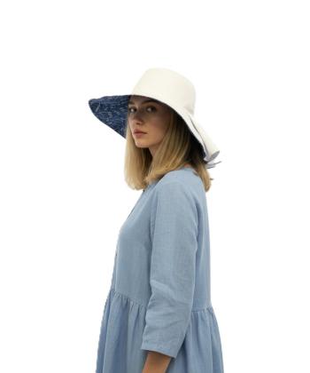 کلاه ساحلی زنانه تارتن مدل 21221776