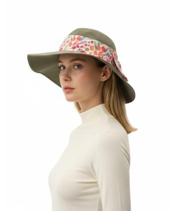 کلاه ساحلی زنانه تارتن مدل 22623101