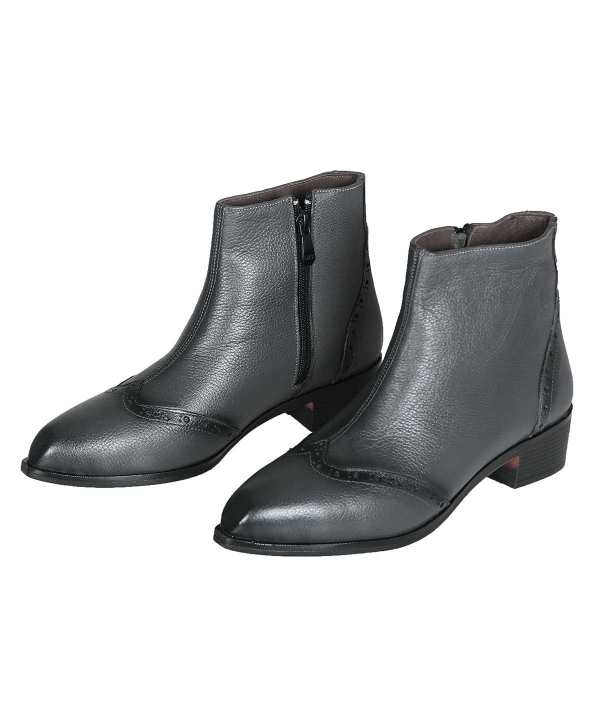 نیم بوت چرم زنانه شهر چرم Leather City مدل F4101
