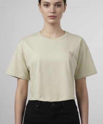 تیشرت آستین کوتاه نخی زنانه بهبود مدل 712129