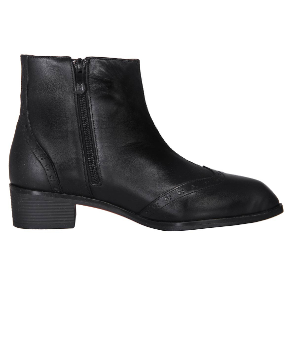 نیم بوت چرم زنانه شهر چرم Leather City مدل F4101