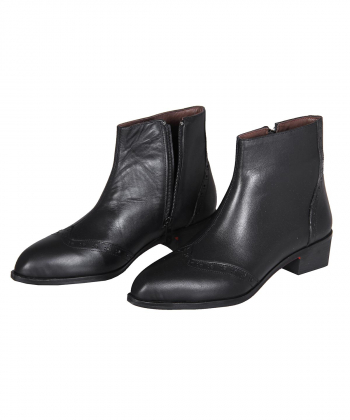 نیم بوت چرم زنانه شهر چرم Leather City مدل F4101