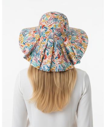 کلاه ساحلی زنانه تارتن مدل 21220277