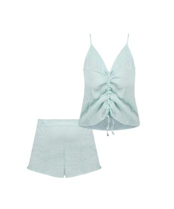 لباس خواب تاپ و شلوارک ویسکوز نیو مدل Sabrina