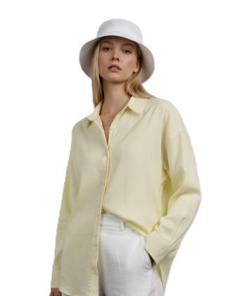 شوميز لينن آستین بلند زنانه بهبود مدل 701650