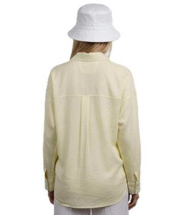 شوميز لينن آستین بلند زنانه بهبود مدل 701650