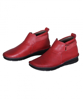 نیم بوت چرم زنانه شهر چرم Leather City مدل F4107