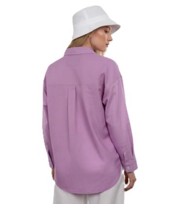 شوميز لينن آستین بلند زنانه بهبود مدل 701650