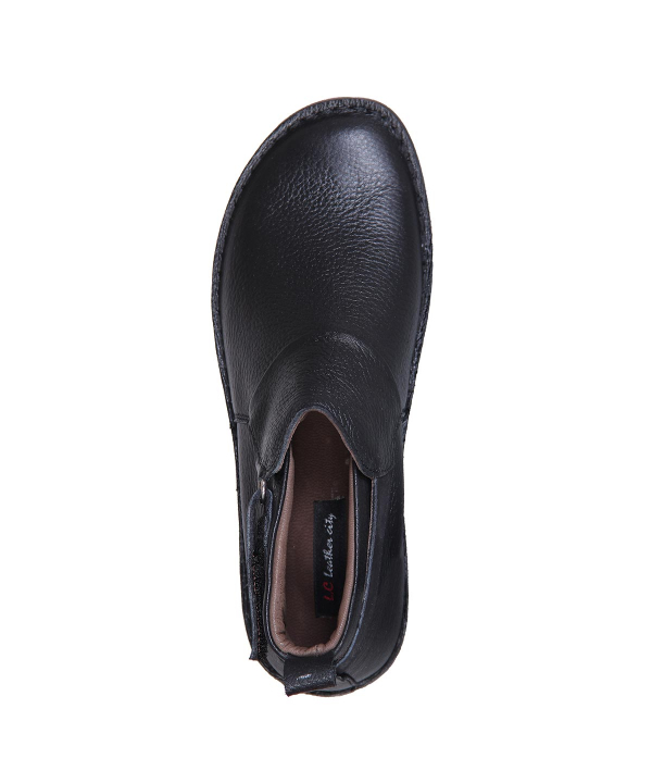 نیم بوت چرم زنانه شهر چرم Leather City مدل F4107