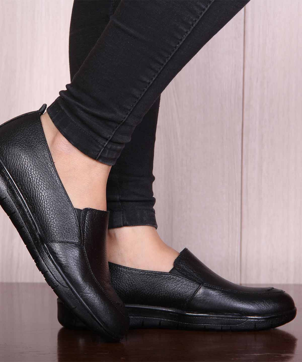 کفش چرم زنانه شهر چرم Leather City مدل F4091