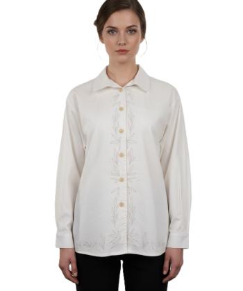 شومیز لینن زنانه بهبود مدل 501488