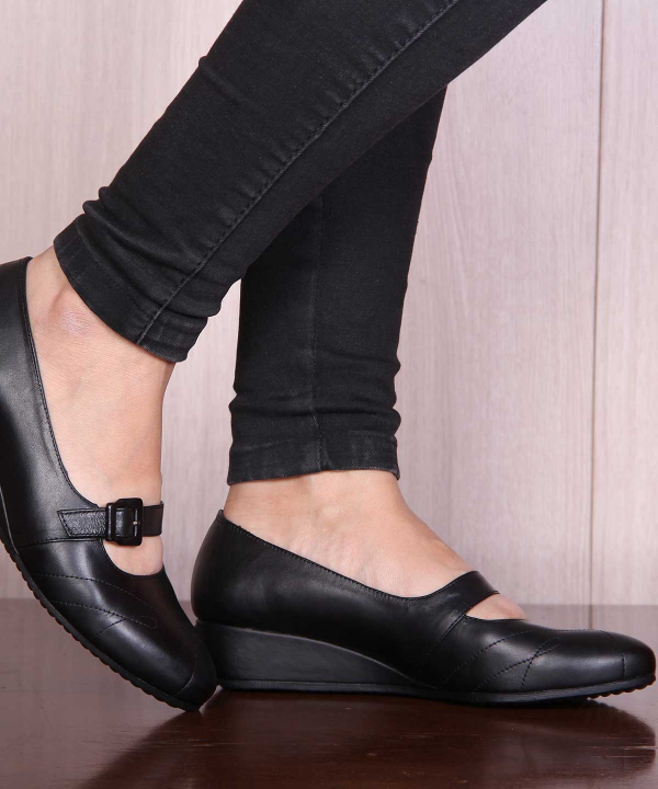 کفش چرم زنانه شهر چرم Leather City مدل pc136