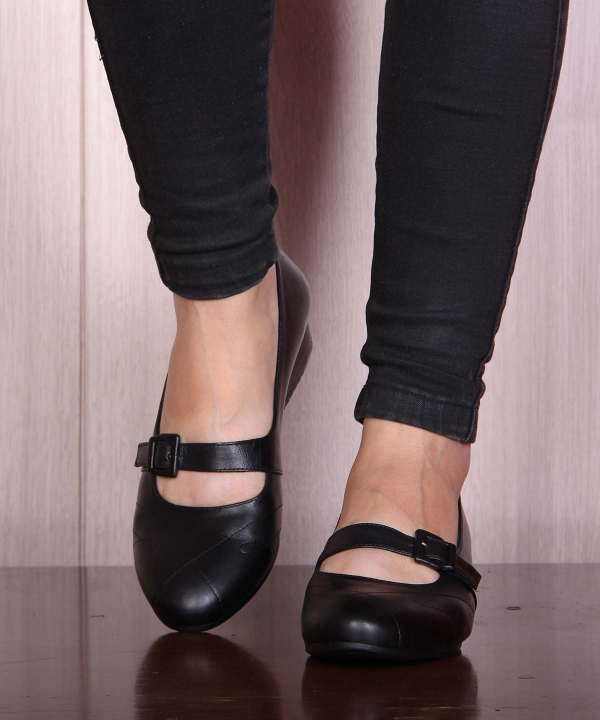 کفش چرم زنانه شهر چرم Leather City مدل pc136