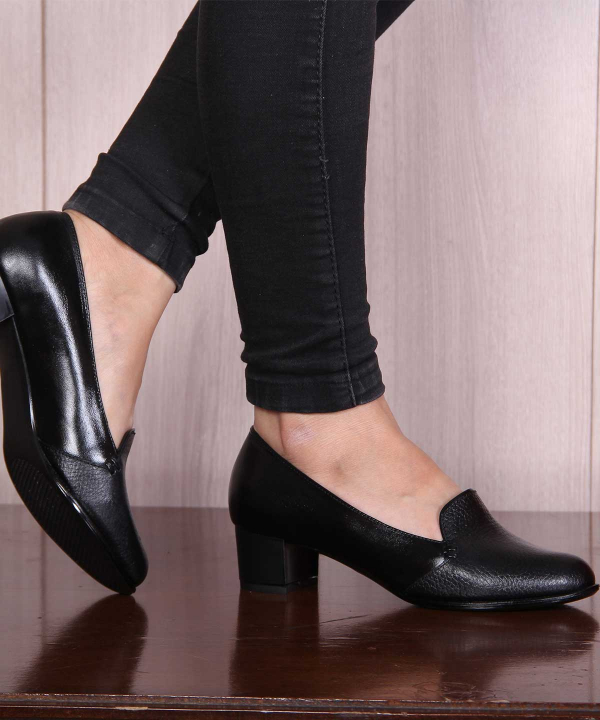 کفش چرم زنانه شهر چرم Leather City مدل PC3406