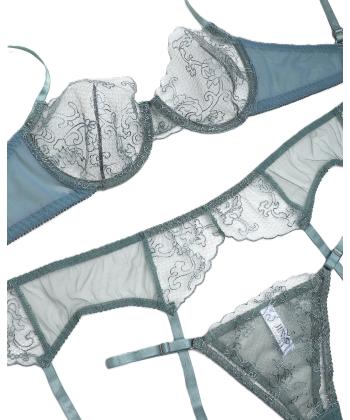 ست سوتین و شورت زنانه ژینا مدل 1200-4