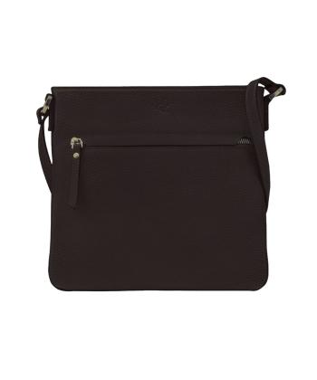 کیف دوشی زنانه چرم طبیعی نوین چرم Novin Leather مدل ساندرا