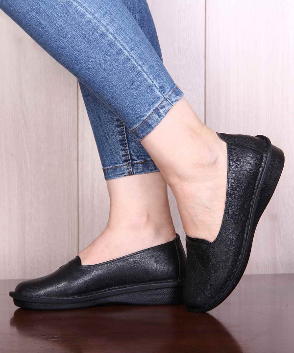 کفش چرم زنانه شهر چرم Leather City مدل IR01032